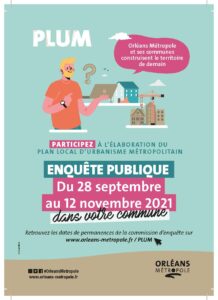 Enquête publique du 28 septembre au 12 novembre 2021