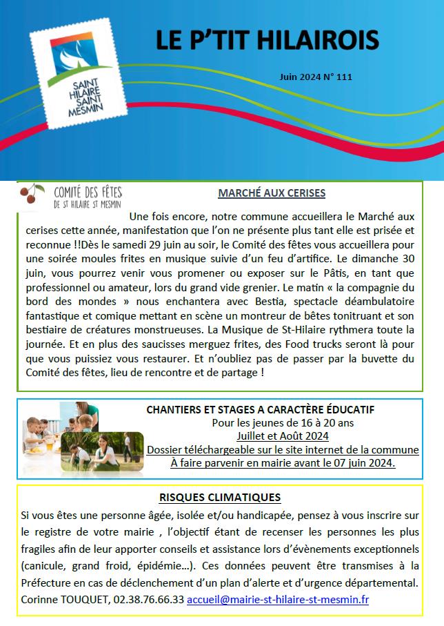 P'Tit Hilairois juin 2024